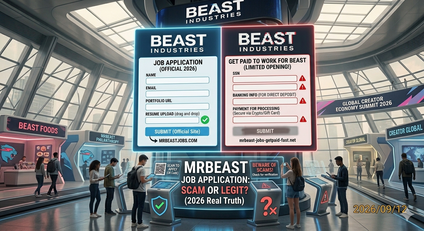 MrBeast Job Application: Scam or Legit?