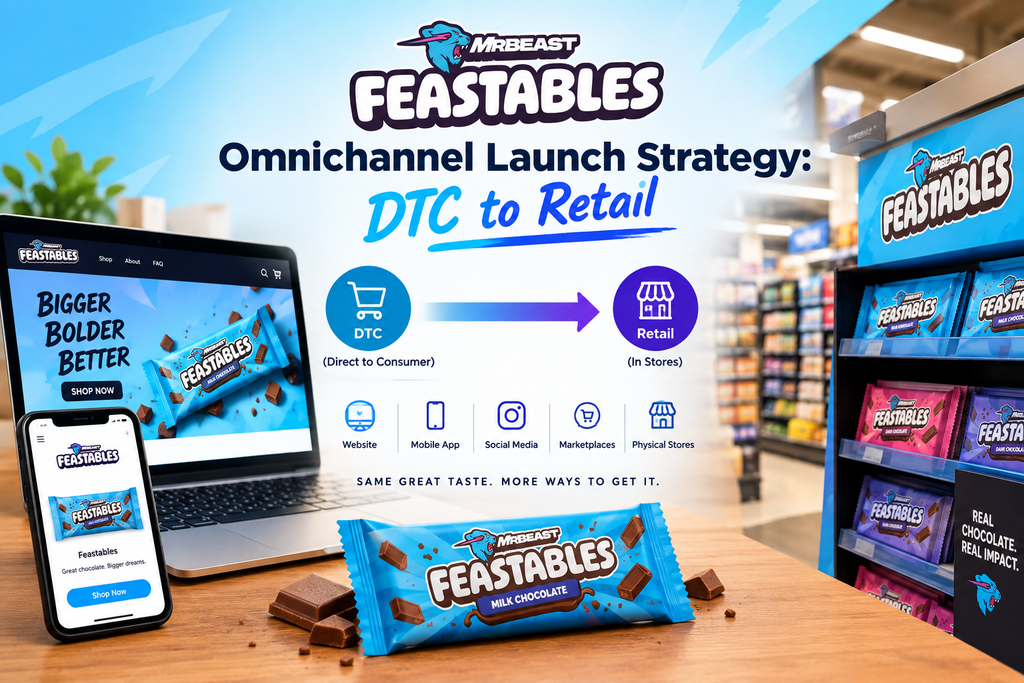 Feastables Omnichannel Launch Strategy: DTC to Retail